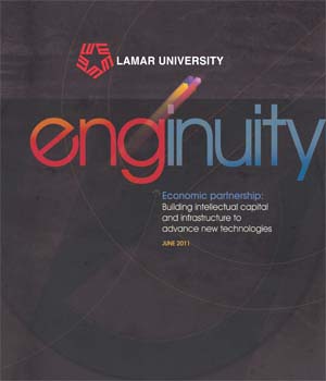 Cover of 2011 Enginuity magazine