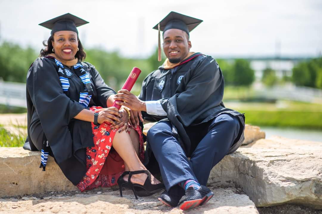 Like mother, like son: Duo reflects on earning master’s degrees together at LU