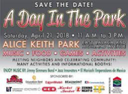 Announcement for Day in the park