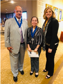 South Park Scholar, Aurora Modalin, Jr. a social work major as she is inducted into LU Chapter 95 of the National Honor Society of Phi Kappa Phi 