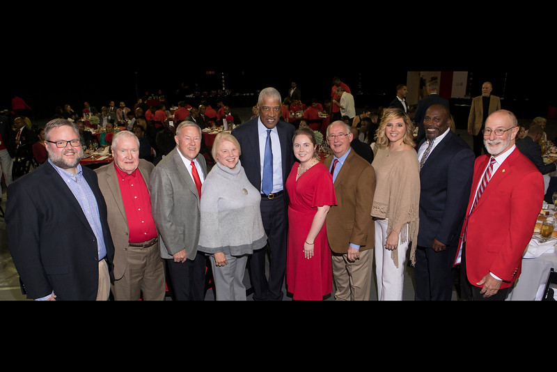 Dr. J with, the Masons, The Simpson and Dr. Ken Evans