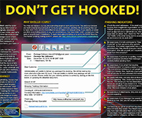 Don't Get Hooked - Phishing Poster