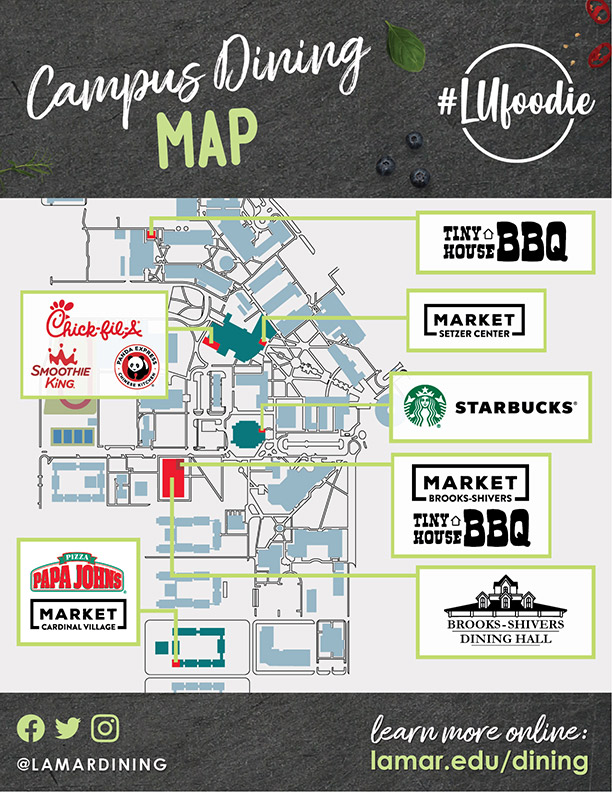 Lamar University Campus Map