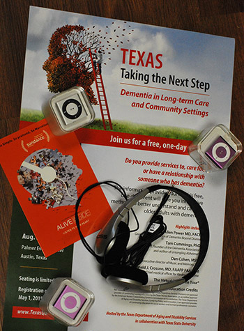 Poster about music and memory program