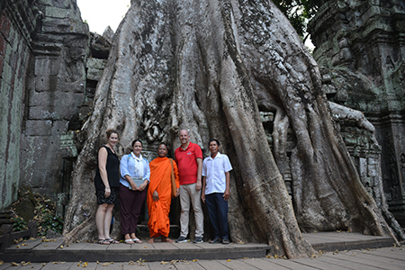 Team visiting Angkor Wat