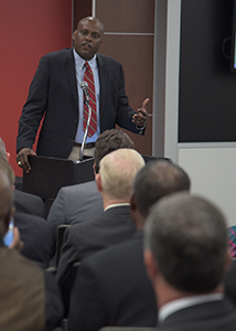 Pete Phillips at CICE grand opening