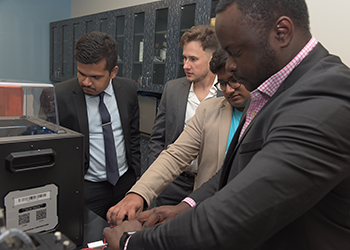 AtmoSpark team in lab