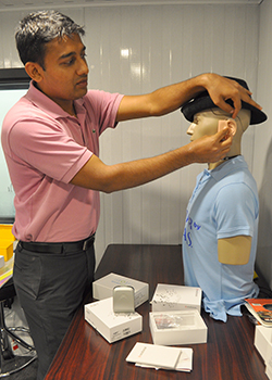 Vinaya Manchaiah at work