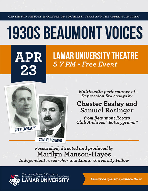 Beaumont Voices flyer