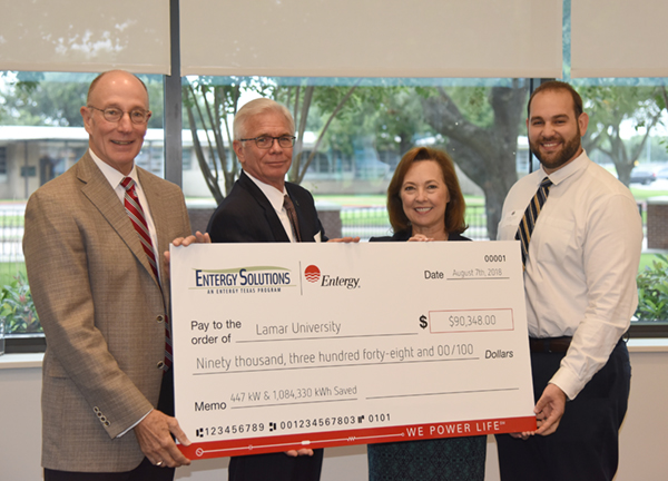 Entergy incentive check