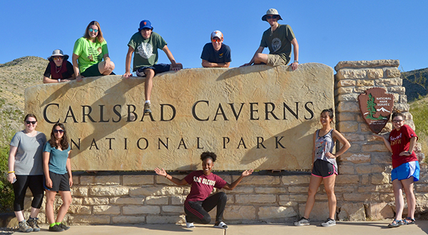 Group at Carlsbad Caverns