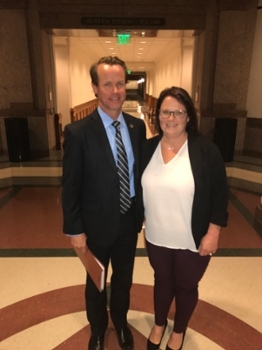 Dade Phelan and Nicole Schroeder