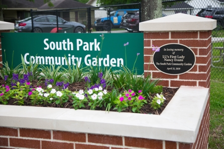 South Park Community Garden Sign