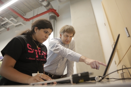 Bernard Harris with Bradley