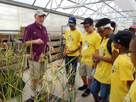 Dr. Way at STEM Camp
