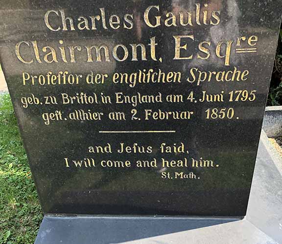 Clairmont Grave