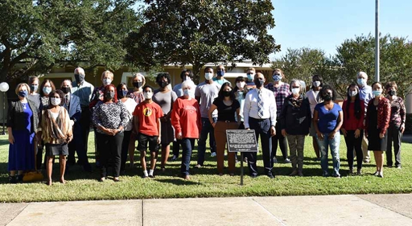 Ben Rogers/Lamar University/BISD “I Have A Dream” Program dedicates special plaque honoring Lamar University “Dreamers” and graduates