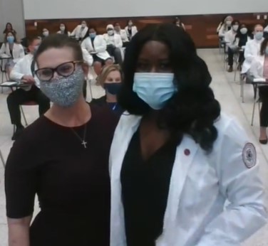 White Coat with Hale