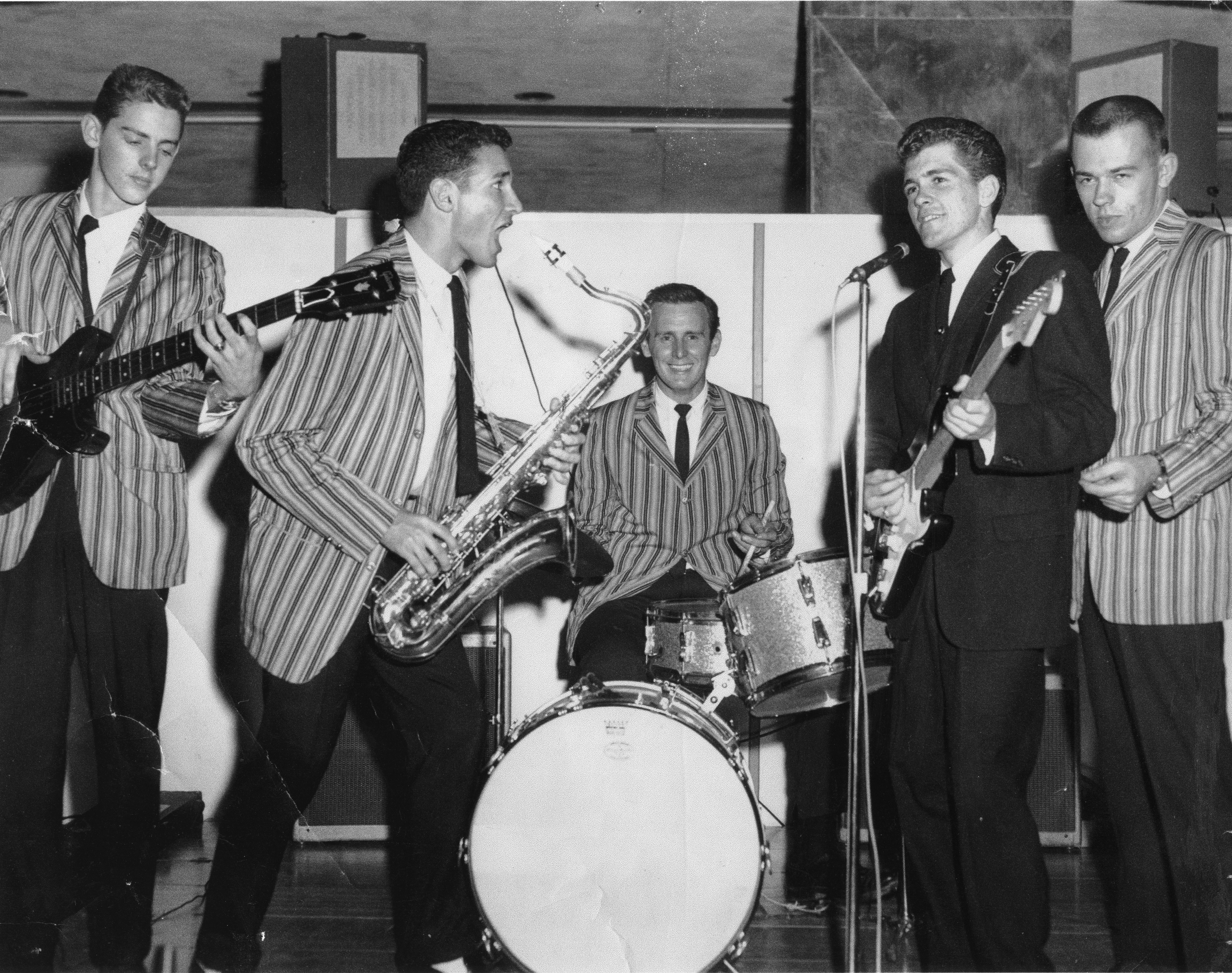 Jimmy Simmons in the band