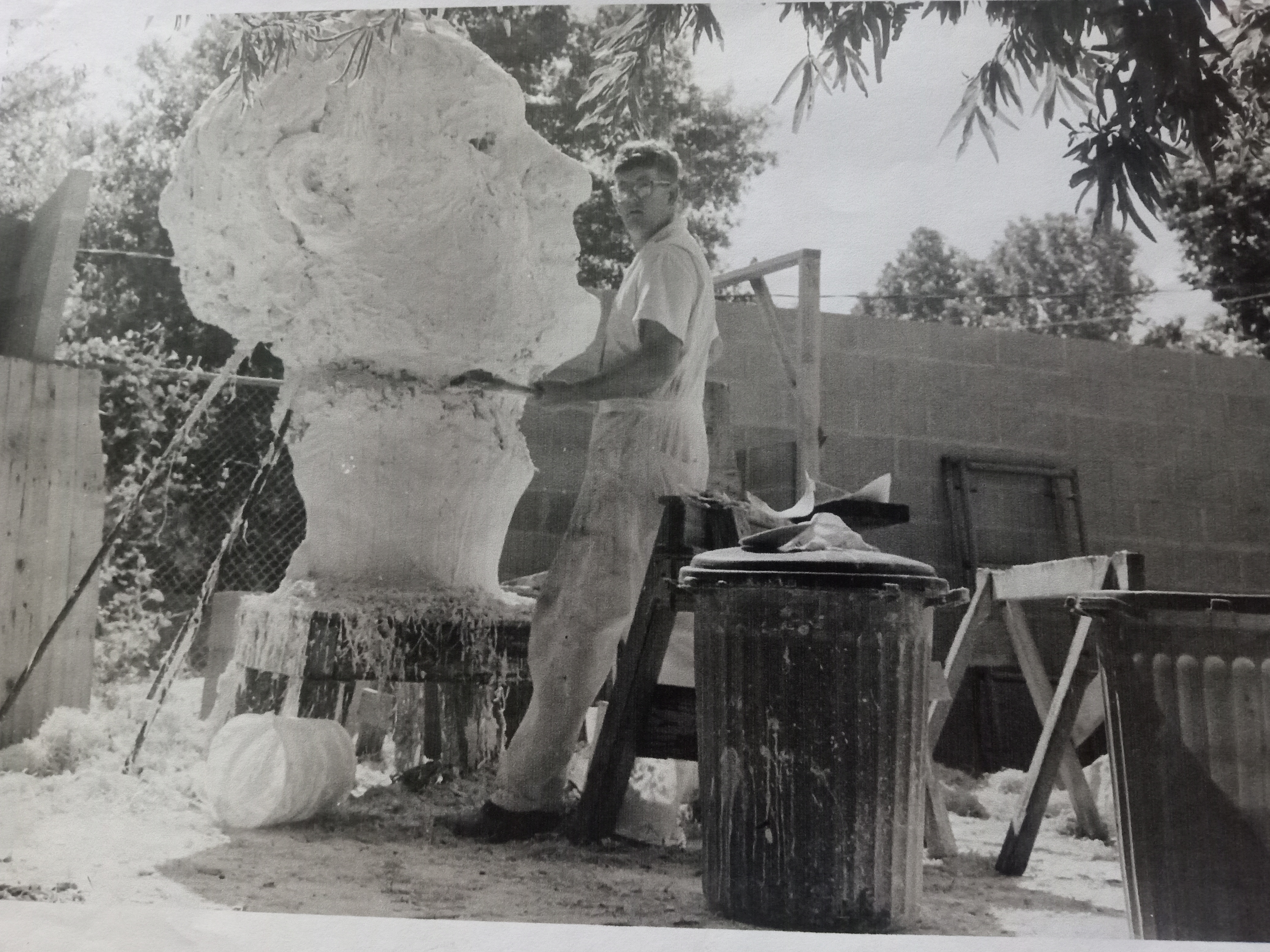 Making of Lamar statue