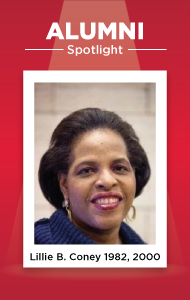 Alumni Spotlight Lillie Coney '82, '00