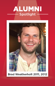 Alumni Spotlight Brad Weatherholt 2011, 2012