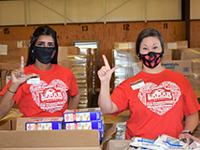 LU Alumni Community Service Project at the SETX Food Bank
