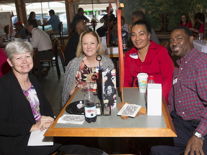 Lamar University Alumni Gathered at Mid-County Rao's to enjoy Jazz Music.