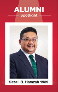 Alumni Spotlight Sazali Hamzah