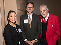 Alumni Past Presidents Lunch Tamerla Chavis, Trent Devenzio and Bud Leonard