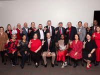 This is a photo from the Lamar University Alumni Past Presidents Lunch in December 2025.