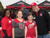 Alumni Board President Tony Landry at the Alumni Baseball Party