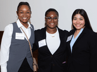 This is a photo from the Lamar University Ambassadors Etiquette Dinner in September 2025.