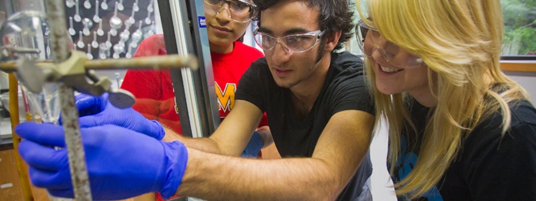 Students working in Lab - Chemistry