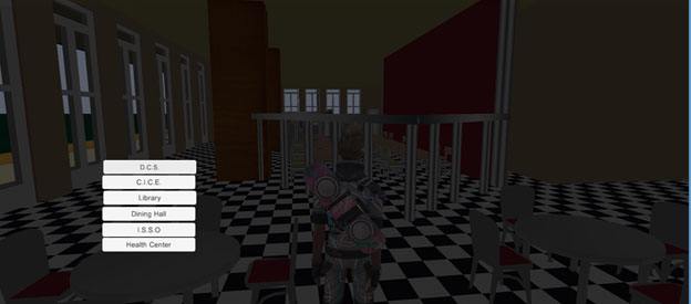 An inside view of the Dining Hall