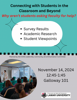 Connecting with Students in the Classroom and Beyond