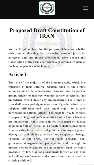 Constitute Iran