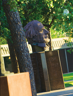 mirabeau lamar statue