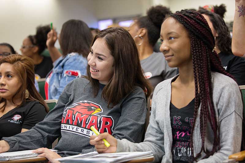 Students in class