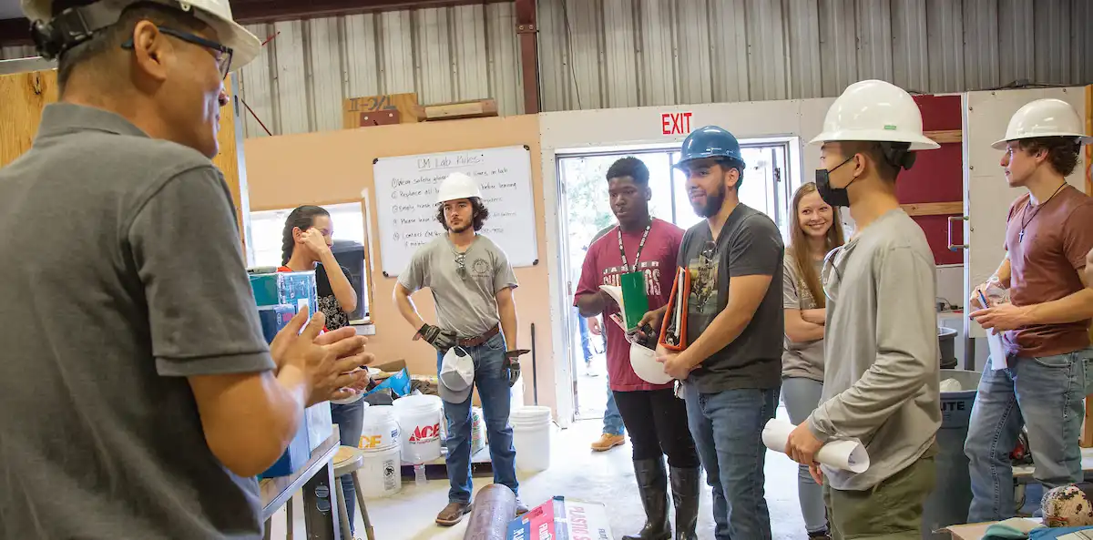 Construction project management students