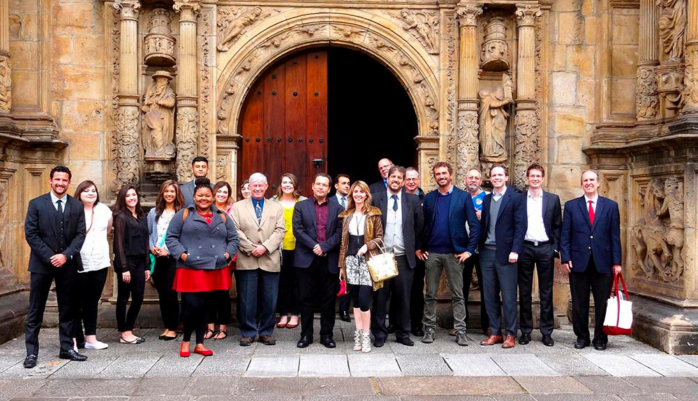 Image of group in Spain