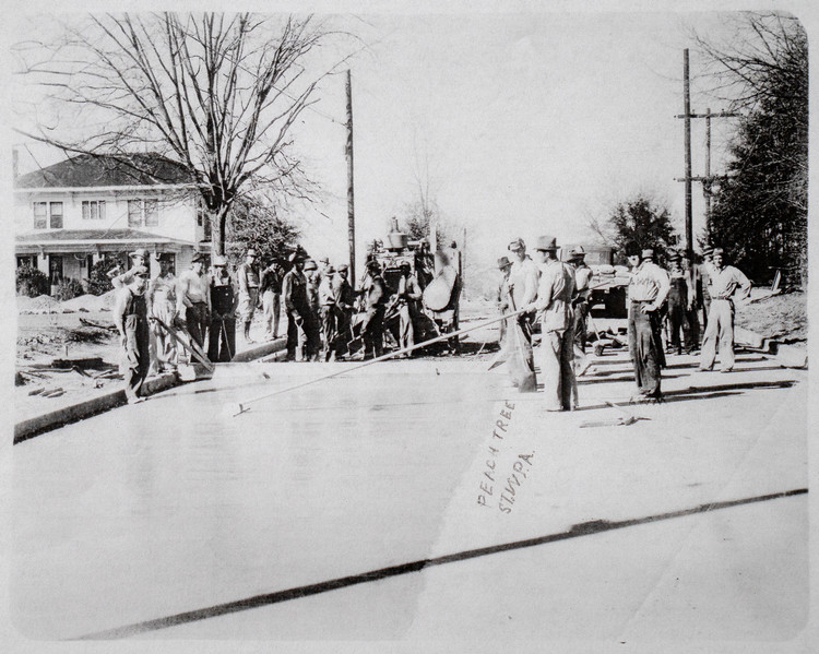 dc men working on the road
