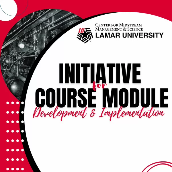 Deadline Submit Proposal for CMMS Course Modules Lamar University