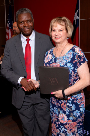 Senior Associate Provost Jator at 2023 Faculty Retirement Ceremony