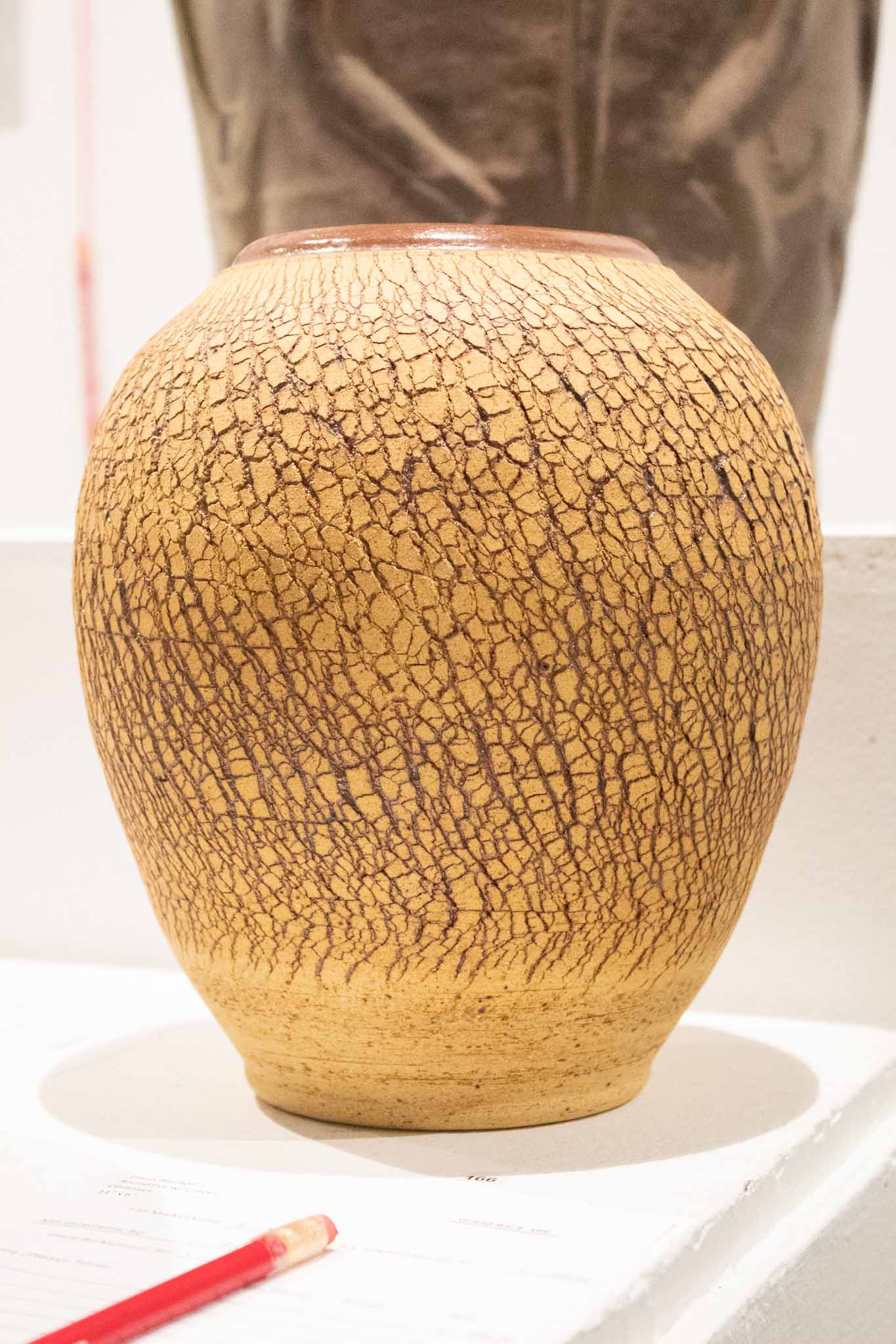 Linnis Blanton - Round Pot with Cracks
