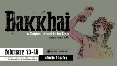 Department of Theatre and Dance presents Bakkhai (Disponible en Espanol)