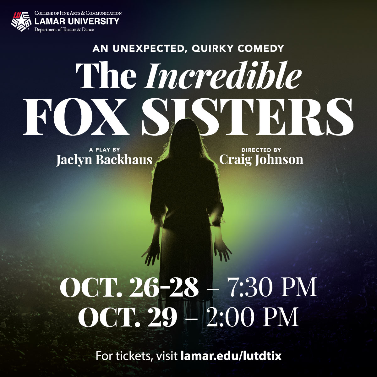 The Incredible Fox Sisters - purchase your tickets today