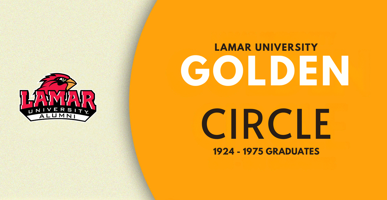 Cardinal head logo Lamar University Alumni, Lamar University Golden Circle 50 Year Graduates 1924-1975 November 8, 2025