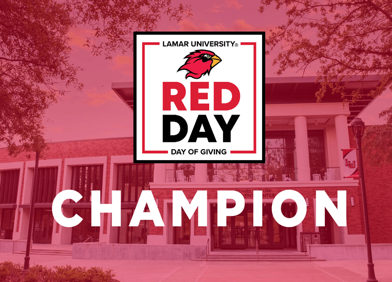 Lamar University Red Day of Giving Champion