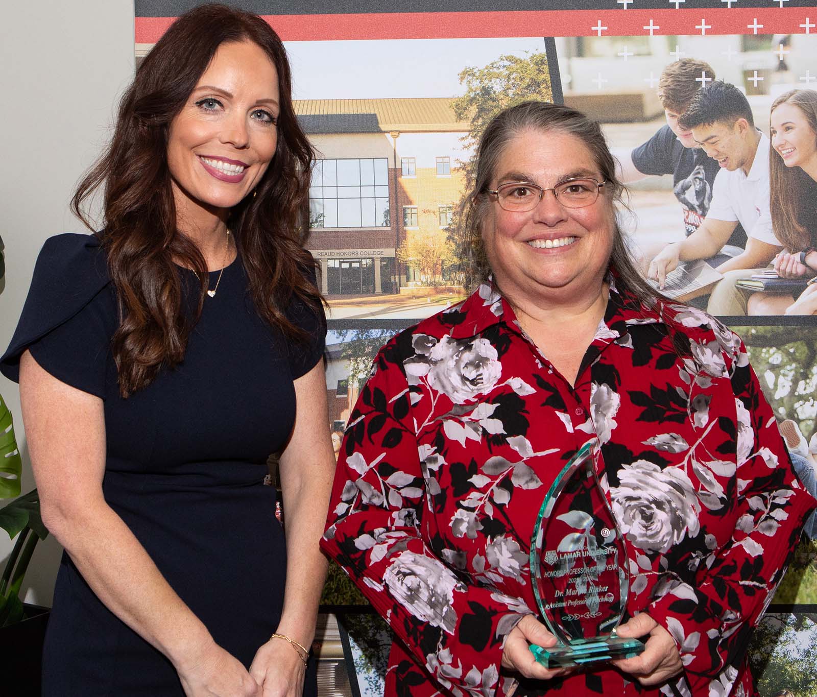 Honors Professor of the Year Dr Martha Rinker